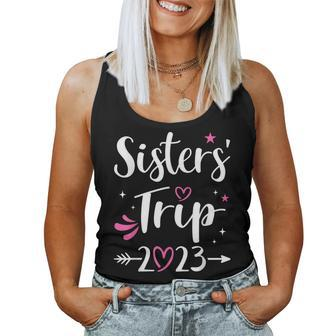 Sisters Trip 2023 For Girls Weekend Women Tank Top | Mazezy