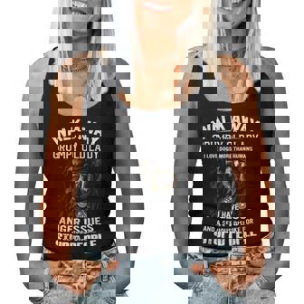 Skull Walk Away I Am A Grumpy Old Lady I Love Dogs Women Tank Top | Mazezy