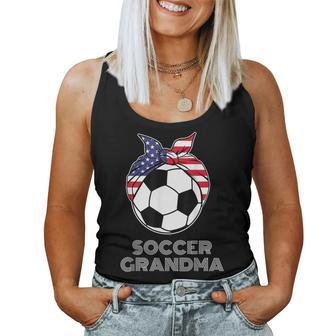Soccer Grandma Grandparents Us Grandmom Soccer Player Women Tank Top | Mazezy