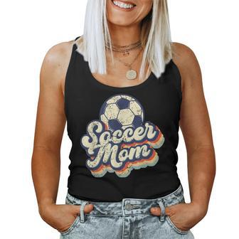 Soccer Mom Soccer Ball Retro Vintage Mom Life Women Tank Top | Mazezy