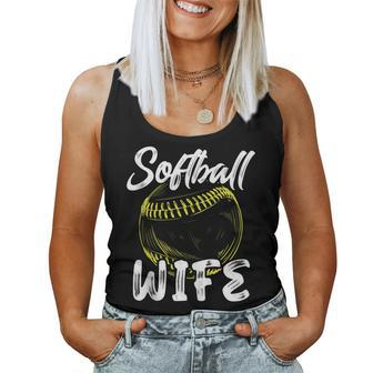 Softball Wife For Women Family Matching Players Women Tank Top | Mazezy