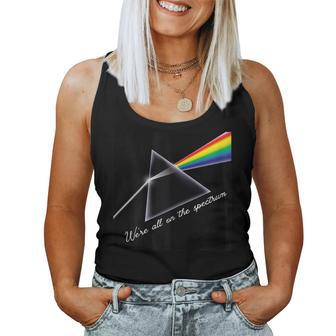Womens We Are All On The Spectrum Autism Mom Life Autism Dad Life Women Tank Top | Mazezy AU