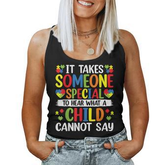 Sped Special Education Autism Paraprofessional Teacher Women Tank Top Basic Casual Daily Weekend Graphic - Seseable