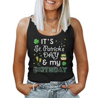 St Patricks Day Birthday 21St 50Th Funny Saint Paddys Women Tank Top Basic Casual Daily Weekend Graphic - Seseable