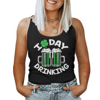 St Patricks Day I Love Day Drinking Funny Gifts Beer Lover Women Tank Top Basic Casual Daily Weekend Graphic - Thegiftio UK