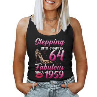 Stepping Into Chapter 64 Fabulous Since 1959 Birthday Women Women Tank Top | Mazezy