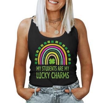 My Students Are My Lucky Charms Teacher St Patricks Day Women Tank Top | Mazezy