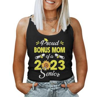 Sunflower Proud Bonus Mom Of A Class Of 2023 Senior 23 Women Tank Top | Mazezy