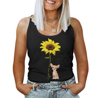 You Are My Sunshine Cute Chihuahua Dog Mom Mother Day Shirt Women Tank Top | Mazezy