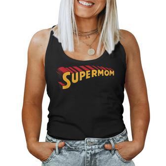 Super Mom Superhero Mom Funny Super Mom Women Tank Top Basic Casual Daily Weekend Graphic - Seseable
