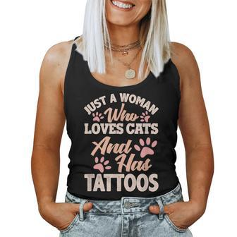 Tattooed Mom Shirt Day Awesome Fit Woman Love Cat Women Tank Top | Mazezy