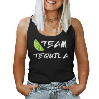 Team Tequila Lime Lemon Cocktail Squad Drink Group Women Tank Top | Mazezy