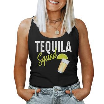 Tequila Squad Cute Margarita Fan Cinco De Mayo Women Tank Top | Mazezy