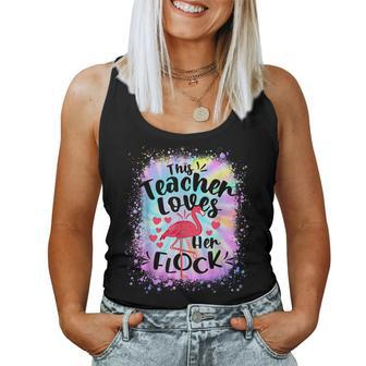 This Assistant Principal Loves Her Flock Flamingo Teacher Women Tank Top Basic Casual Daily Weekend Graphic - Thegiftio UK