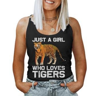 Tiger Girl Kids Women Mom Tiger Love Wildlife Women Tank Top | Mazezy