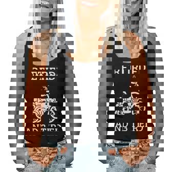 Triker Motorcycle Trike Three Wheeler Motortrike Retired Women Tank Top | Mazezy