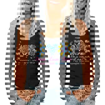 Tu Sunflower Ribbon Pregnancy Infant Loss Awareness Costume Women Tank Top | Mazezy