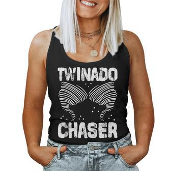 Twinado Chaser Mom Dad Twin Parents Women Tank Top | Mazezy AU