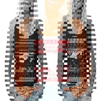 Ugly Christmas Honey Badger V2 Women Tank Top Basic Casual Daily Weekend Graphic | Seseable UK