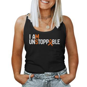 Womens I Am Unstoppable Multiple Sclerosis Ms Awareness Men Women Women Tank Top | Mazezy