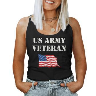 Us Army Veteran - Proud To Have Served God Bless America Women Tank Top Basic Casual Daily Weekend Graphic - Seseable