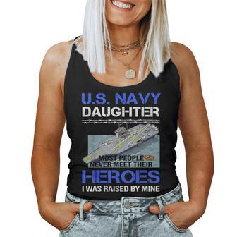 Us Navy Daughter Us Veteran Day Women Tank Top | Mazezy