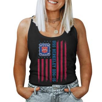 Uss Berkeley Ddg-15 Guided Missile Destroyer Ship Veteran Women Tank Top Basic Casual Daily Weekend Graphic - Seseable