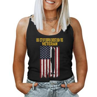 Uss City Of Corpus Christi Ssn-705 Submarine Veterans Day Women Tank Top Basic Casual Daily Weekend Graphic - Seseable