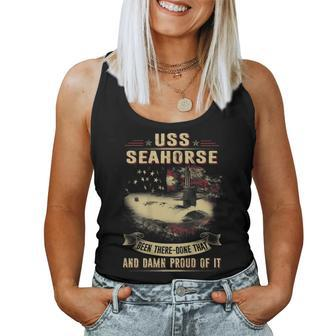 Uss Seahorse Ssn669 Women Tank Top | Mazezy