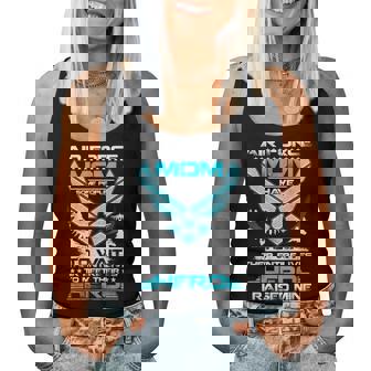 Veteran 365 Air Force Mom I Raised Mine Women Tank Top | Mazezy