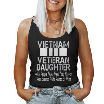 Vietnam Veteran Daughter By My Hero Women Tank Top | Mazezy
