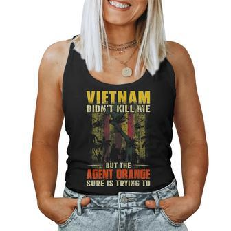 Vietnam War Orange Agent Military Victims Retired Soldiers Women Tank Top Basic Casual Daily Weekend Graphic - Seseable