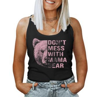 Vintage Mothers Day Dont Mess With Mama Bear Gifts Women  Women Tank Top Basic Casual Daily Weekend Graphic