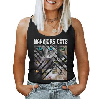 Warriors Cats Eye Cats For Cat Lover Kitten Warrior Cat Mom Women Tank Top | Mazezy