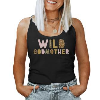 Wild One Godmother Two Wild Birthday Outfit Zoo Birthday Women Tank Top Basic Casual Daily Weekend Graphic - Thegiftio