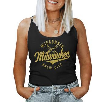 Womens Wisconsin Milwaukee Brew City Women Tank Top | Mazezy