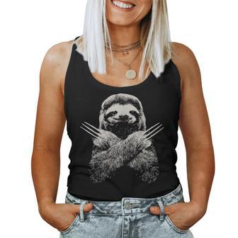 Wolverines Sloth Costume Women Tank Top | Mazezy