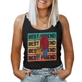 Womens Dad Papa Kids Fathers Day Baby Dad-To-Be Women Tank Top Basic Casual Daily Weekend Graphic - Thegiftio UK