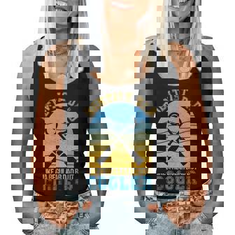 Womens Dentist Dad Like A Regular Dad But Cooler Retro Fathers Day Women Tank Top Basic Casual Daily Weekend Graphic - Thegiftio