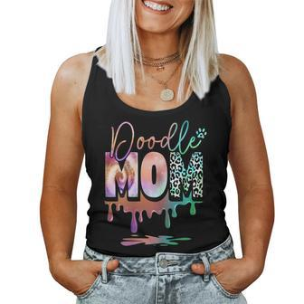 Womens Doodle Mom Dog Lovers Goldendoodle Pet Owner Mothers Day Women Tank Top Basic Casual Daily Weekend Graphic - Thegiftio UK
