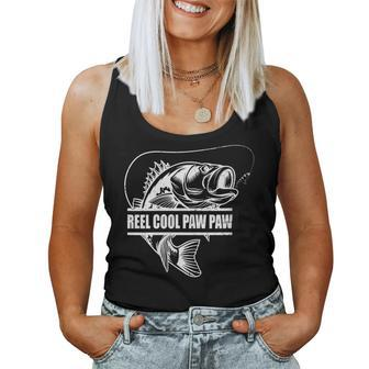 Womens Fathers Day Paw Paw Dad Reel Cool Paw Paw Fishing Women Tank Top Basic Casual Daily Weekend Graphic - Thegiftio UK