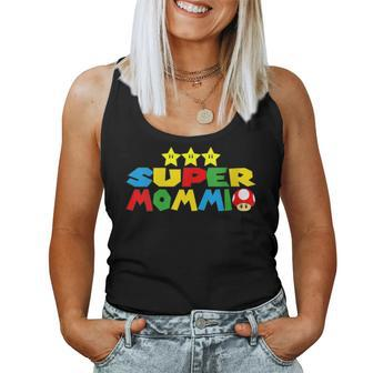 Womens Funny Super Mommio Video Game Lover Mothers Day Women Tank Top Basic Casual Daily Weekend Graphic - Thegiftio UK