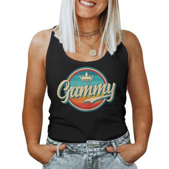 Womens Gammy Retro Name Funny Vintage Grandmother Gammy Women Tank Top Basic Casual Daily Weekend Graphic - Seseable