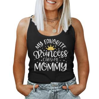 Womens My Favorite Princess Calls Me Mommy Mom Mothers Day Women Tank Top Basic Casual Daily Weekend Graphic - Thegiftio UK