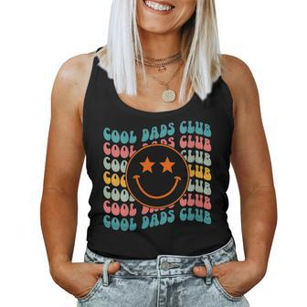 Womens Smile Face Cool Dads Club Retro Groovy Fathers Day Hippie Women Tank Top Basic Casual Daily Weekend Graphic - Thegiftio UK