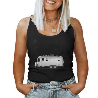 Womens Streamin Airstream Camping Women Tank Top Basic Casual Daily Weekend Graphic - Seseable