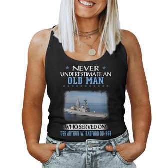 Womens Uss Arthur W Radford Dd-968 Destroyer Class Father Day Women Tank Top Basic Casual Daily Weekend Graphic - Seseable