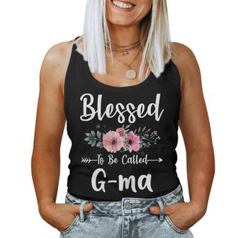 Womens Womens Blessed To Be Called G-Ma Mothers Day Women Tank Top Basic Casual Daily Weekend Graphic - Thegiftio UK