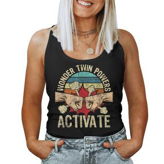 Wonder Twin Powers Activate - Twins Brother Sister Sibling Women Tank Top | Mazezy