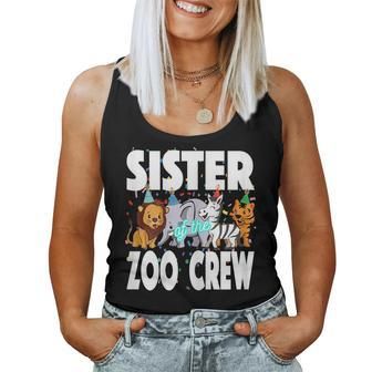 Zoo Jungle Birthday Family Costume Party Theme Sister Women Tank Top | Mazezy